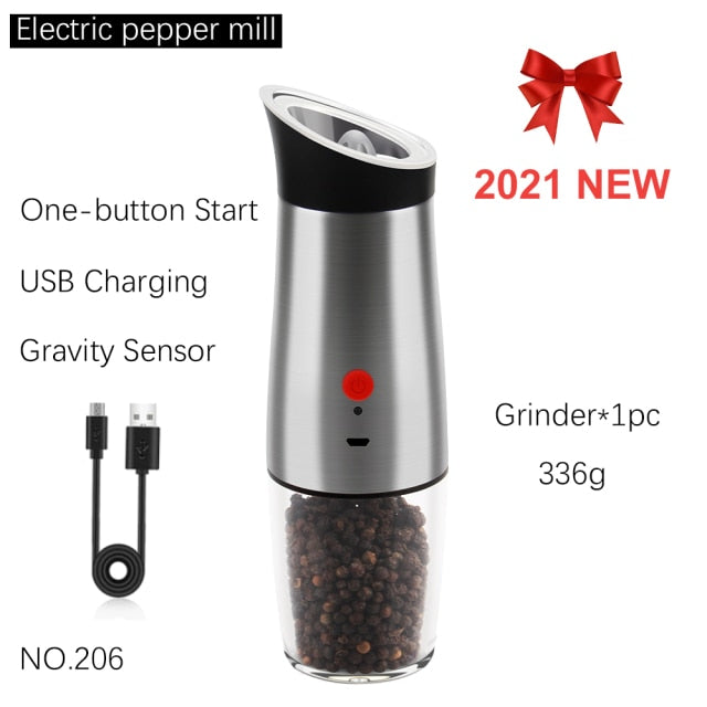 Automatic Salt Pepper Grinder Set
