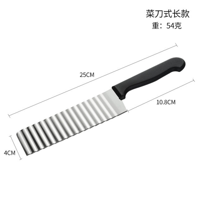 Stainless Steel Wave Knife Potato Cutter
