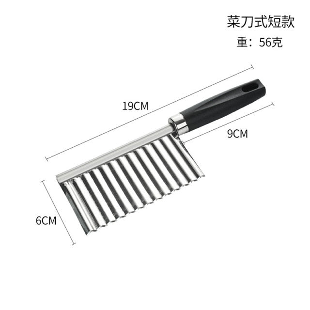 Stainless Steel Wave Knife Potato Cutter