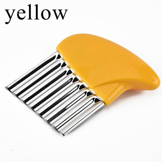 Stainless Steel Wave Knife Potato Cutter