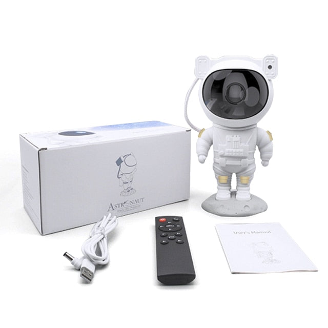 Galaxy Star Projector Night Light Astronaut Lamp