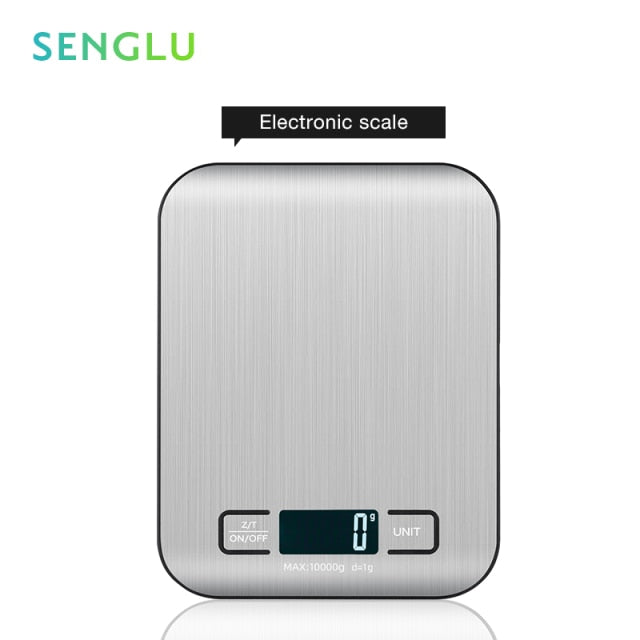 LCD Display Digital Food Scale Weight Grams