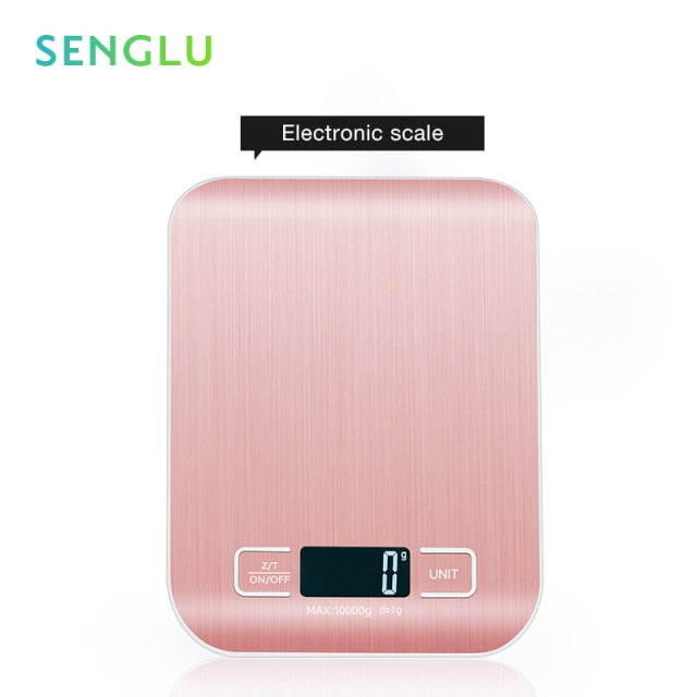 LCD Display Digital Food Scale Weight Grams