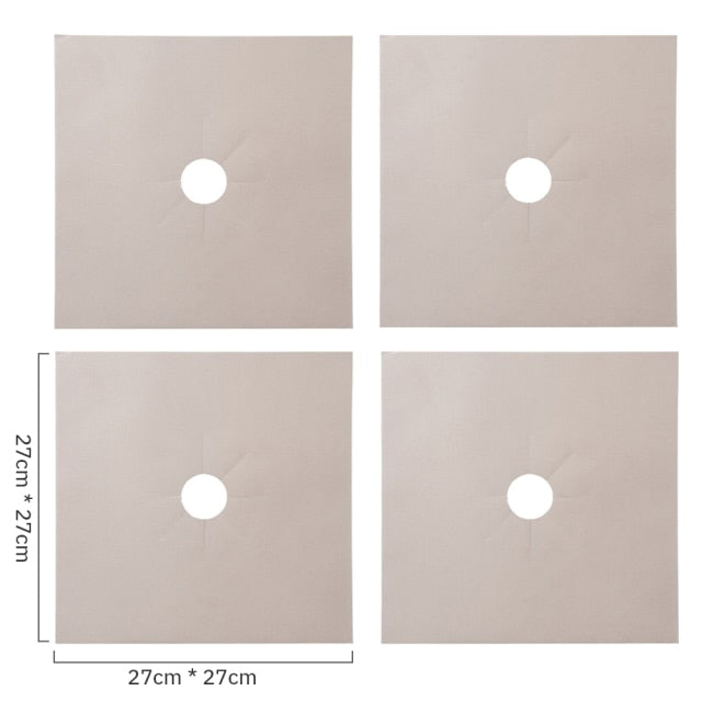 Self Adhesive Foil Cleaning Mat For Gas Stove
