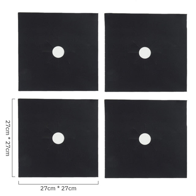 Self Adhesive Foil Cleaning Mat For Gas Stove