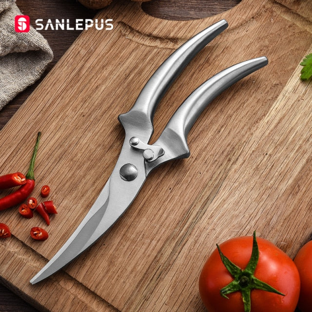 Stainless Steel Kitchen Scissors Chicken Bone Knife