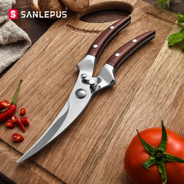 Stainless Steel Kitchen Scissors Chicken Bone Knife