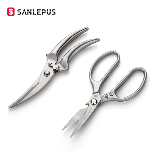 Stainless Steel Kitchen Scissors Chicken Bone Knife