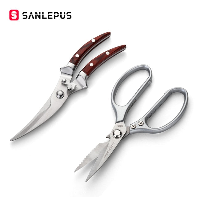 Stainless Steel Kitchen Scissors Chicken Bone Knife