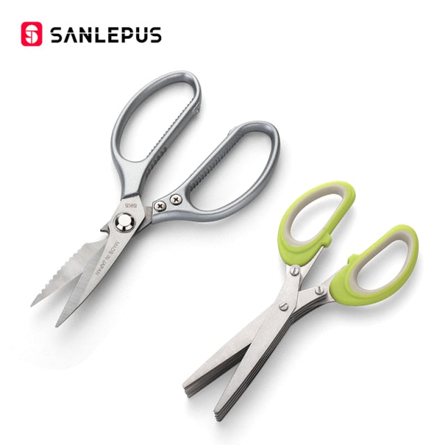Stainless Steel Kitchen Scissors Chicken Bone Knife