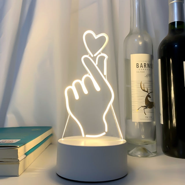 3D LED Lamp Creative LED Lights