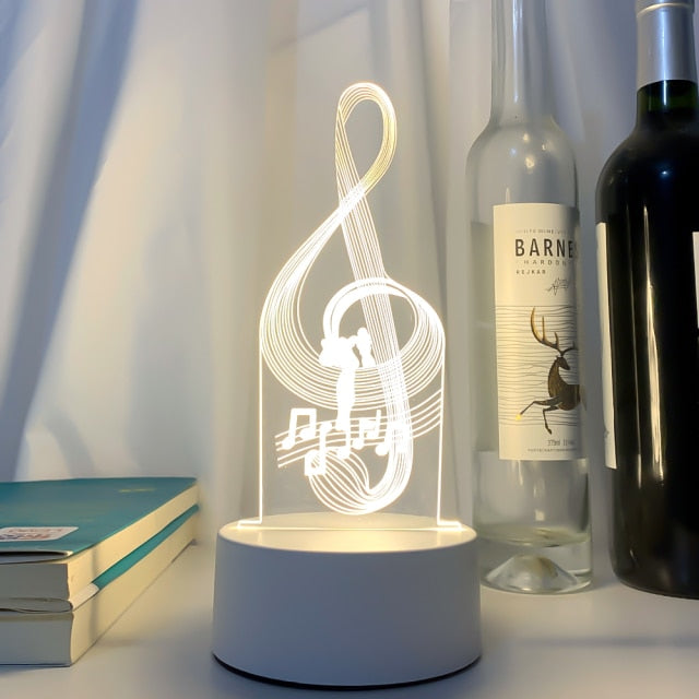 3D LED Lamp Creative LED Lights
