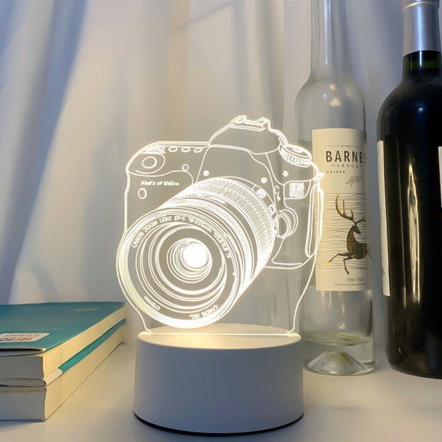 3D LED Lamp Creative LED Lights