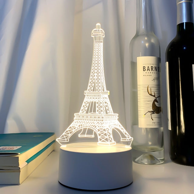 3D LED Lamp Creative LED Lights