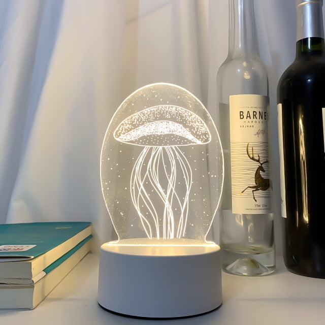 3D LED Lamp Creative LED Lights