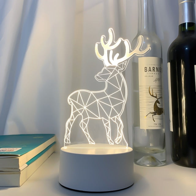 3D LED Lamp Creative LED Lights
