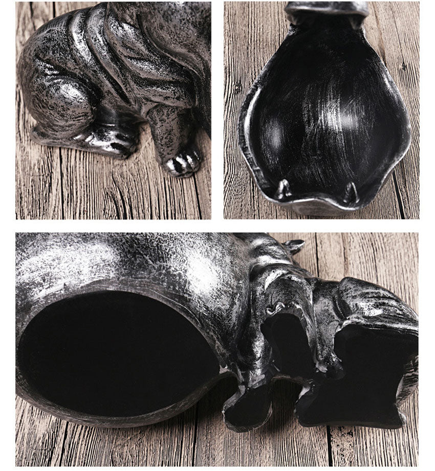 Resin Hippo Statue Hippopotamus Figurine