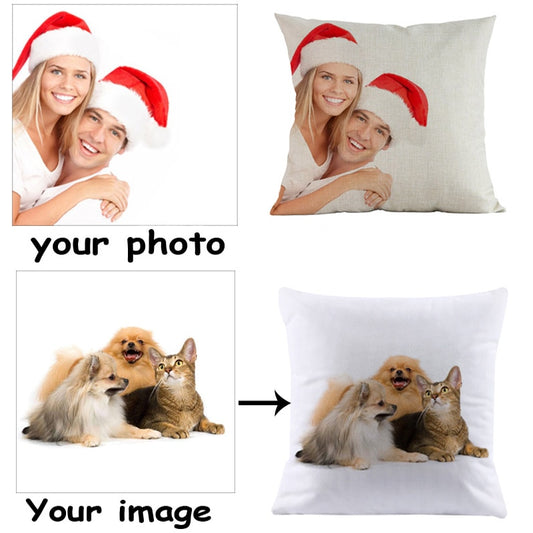 Customized Pillow Linen Cotton Cushion