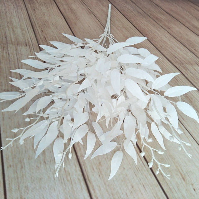 Artificial Willow Leaf Green Grass Fake