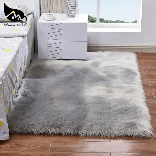 Warm Plush Floor Rugs Fluffy Mats Rug