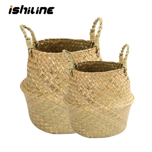 Basket Straw Wicker Rattan Seagrass