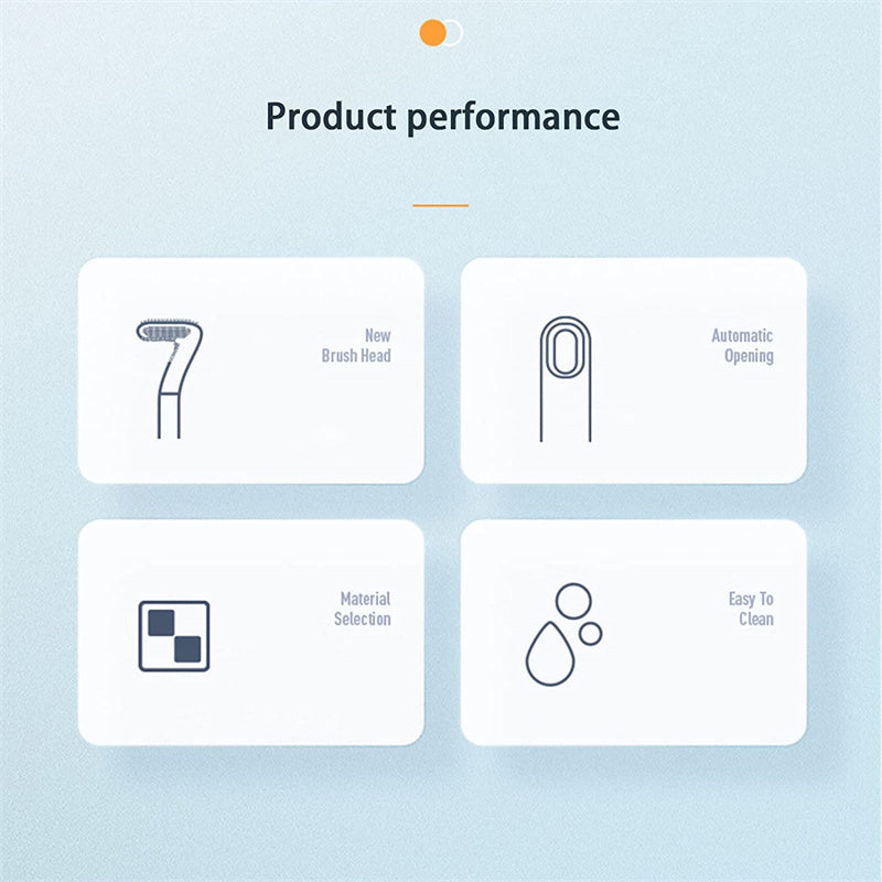 1pc Long Handled Toilet Brush Golf Shape Toilet Brush