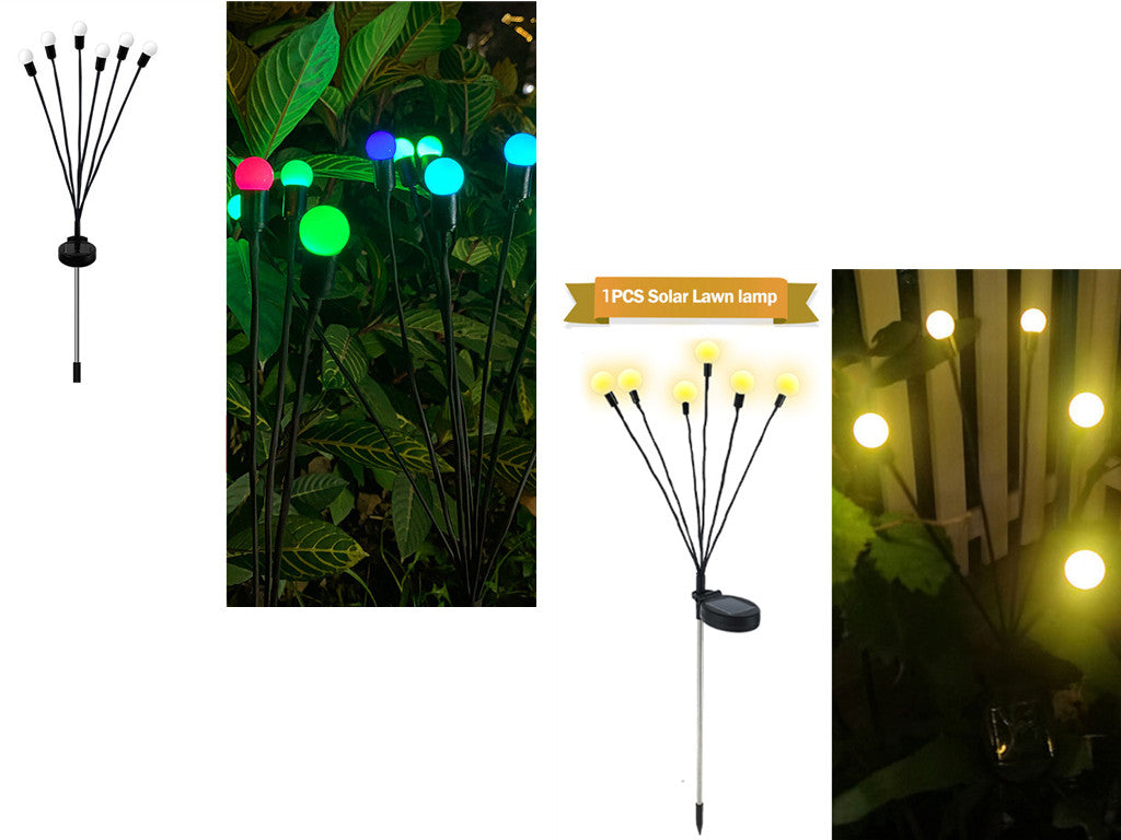 Simulation Firefly Solar Light Outdoor Garden Decoration Lawn Landscape Lamp