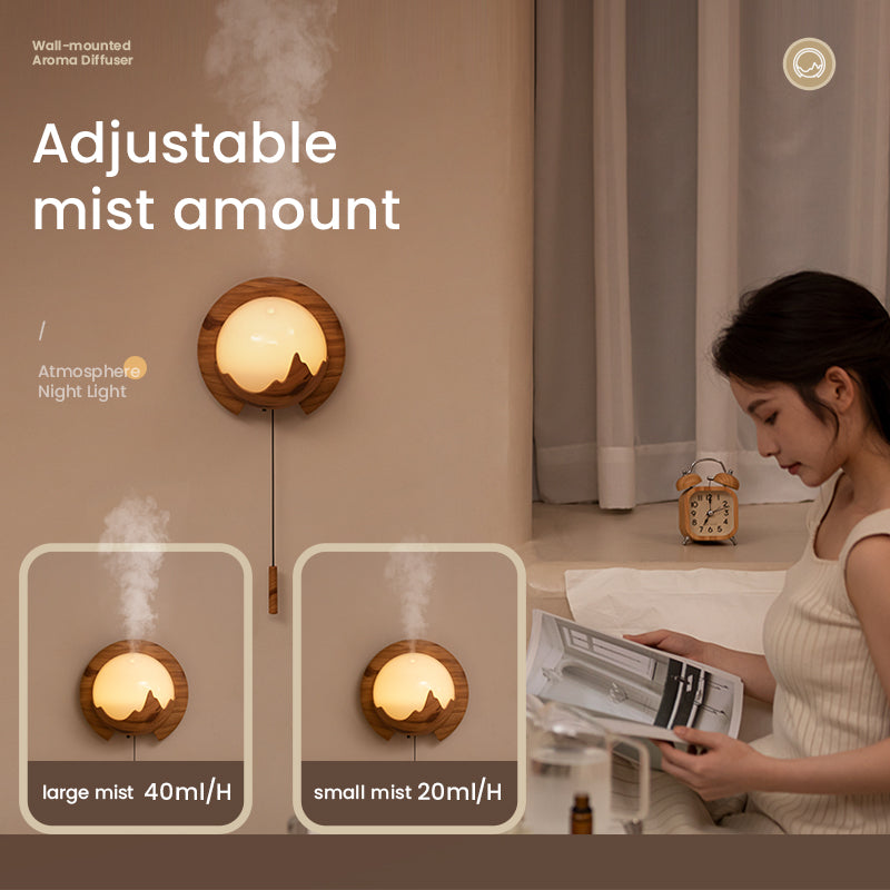 150ml Wall-mounted Aroma Diffuser Night Light