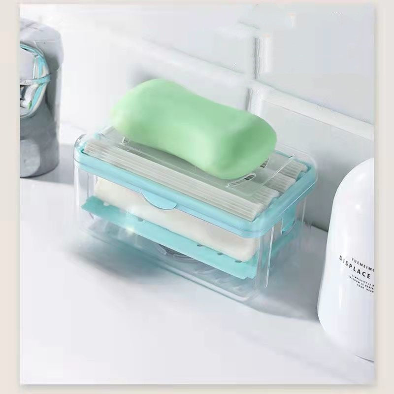 New Usage Roller Type Soap Dish Holder For Bathroom Toliet Soap Box