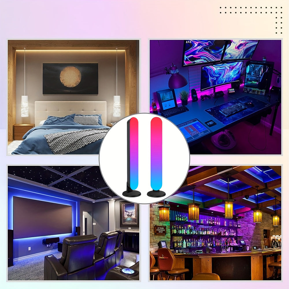 RGB Pickup Light Music Rhythm Lights Upgraded USB Rechargeable