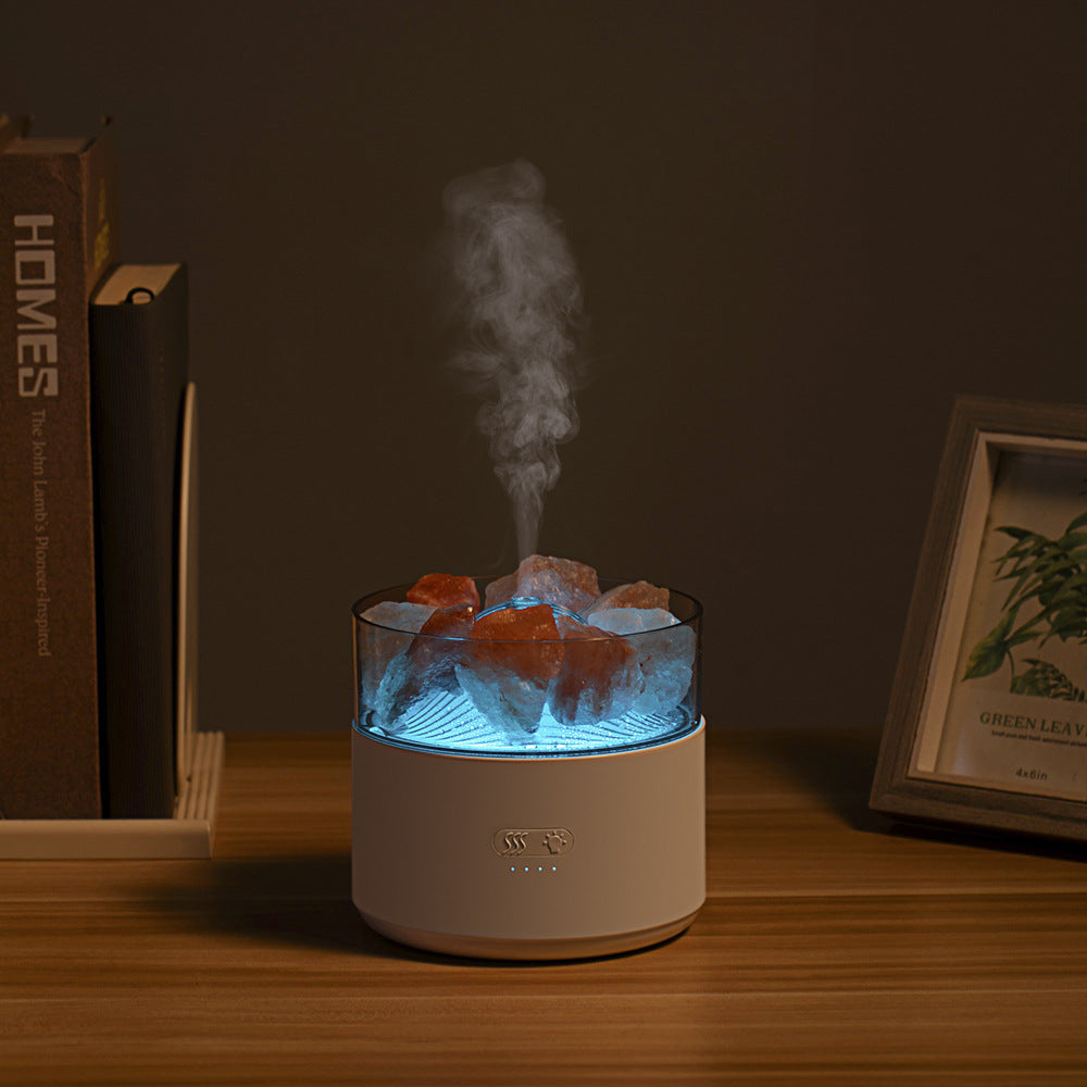 Cool-Mist Impeller Air Humidifier Crystal Salt Aroma Diffuser