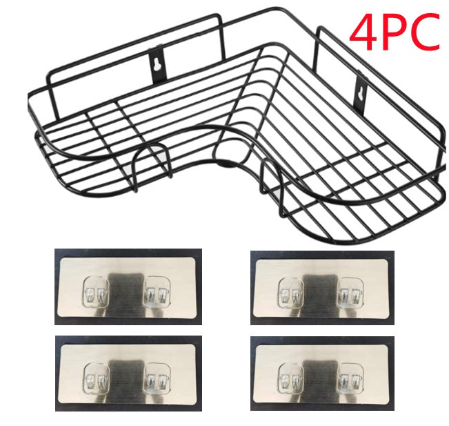 Punch-free Wall Bathroom Storage Rack Kitchen Corner