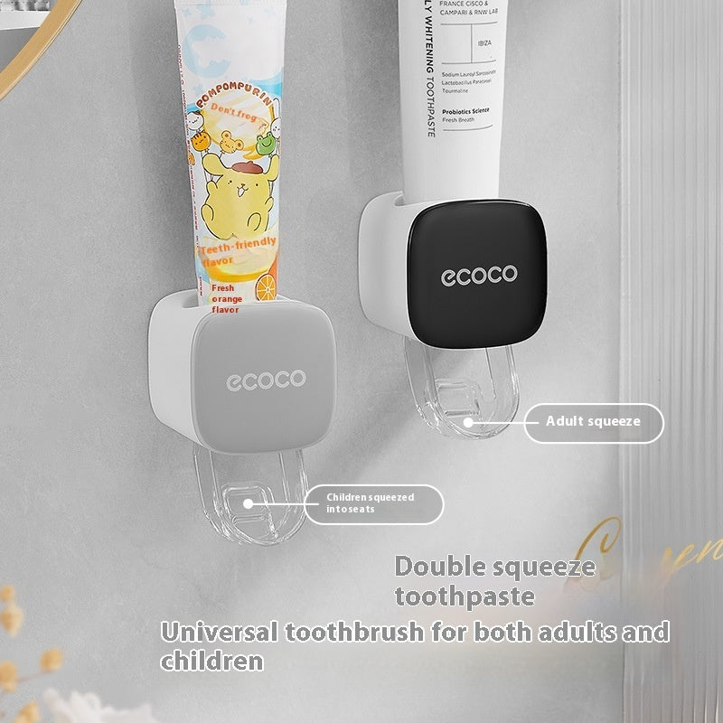 Toothpaste Rack Fully Automatic Toothpaste Holder Wall-mounted