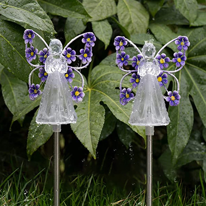 Solar Angel Garden Lights Outdoor Decoration