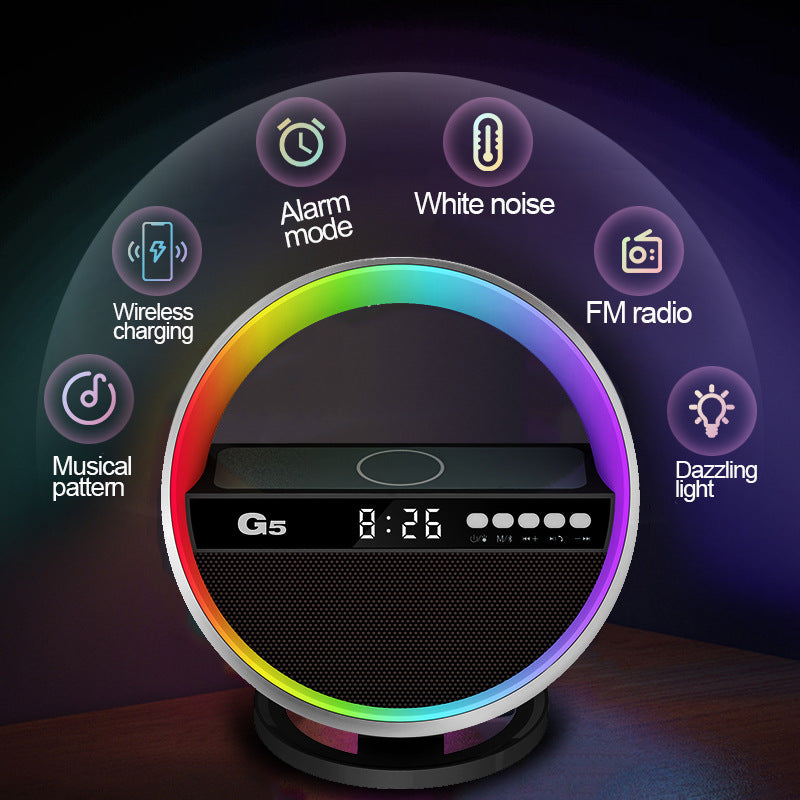 New Multifunction RGB Night Light Wireless Charger Light Decor