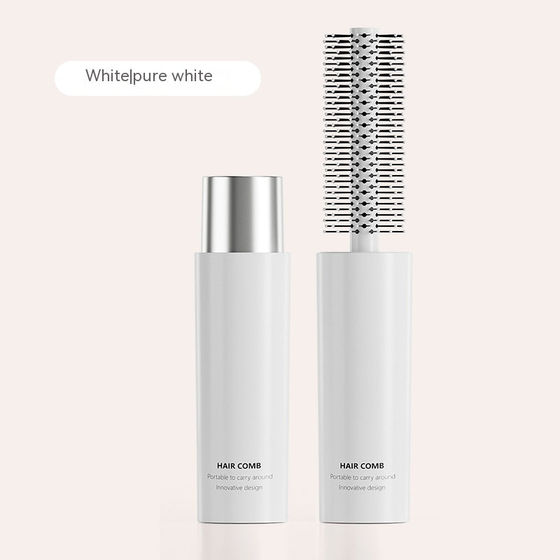 Portable Hair Curling Comb Inner Buckle Cylinder Rolling Comb