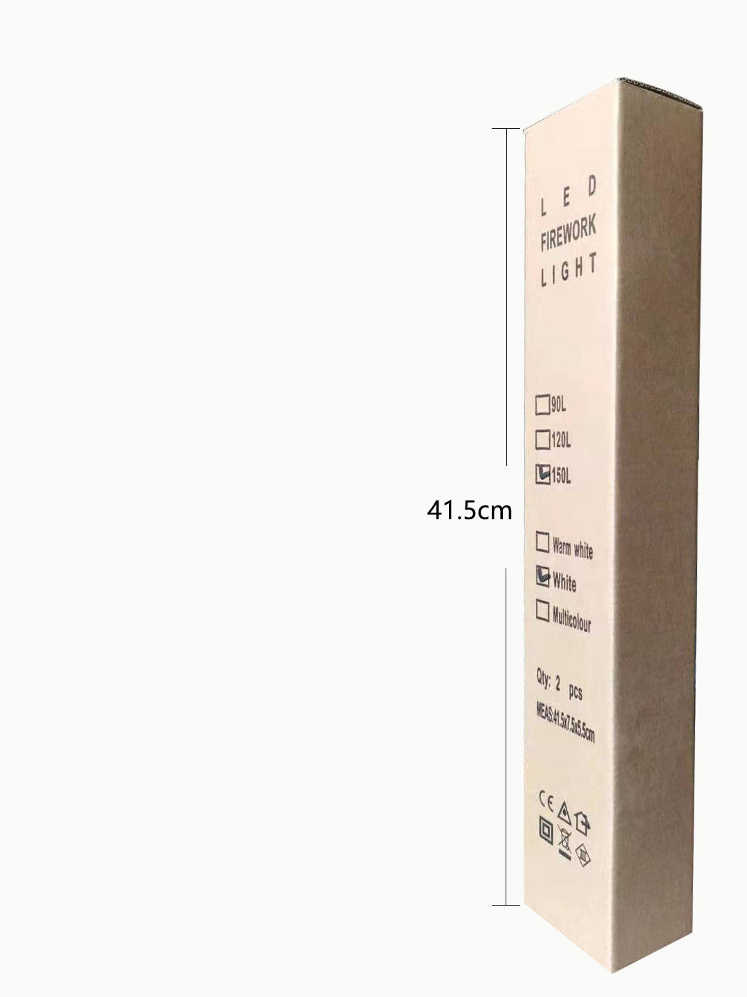 New Ground Plug Solar Fireworks Light LED Light String