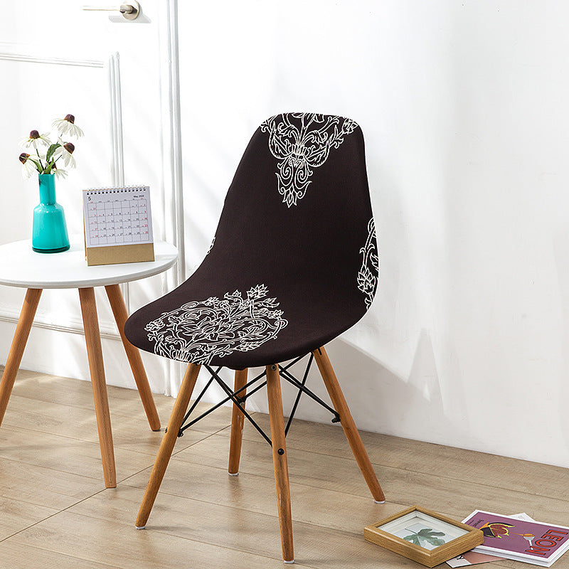 Minimalist Modern Printed Dining Chair Covers