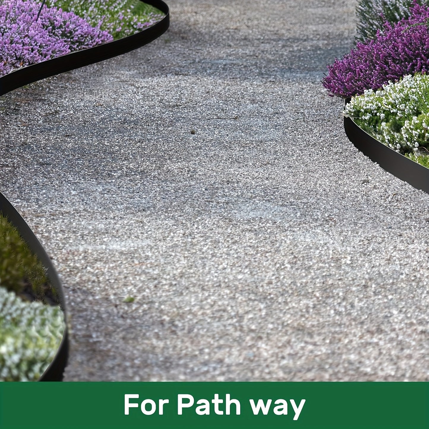 Landscape Edging Strips With Anchored Tips