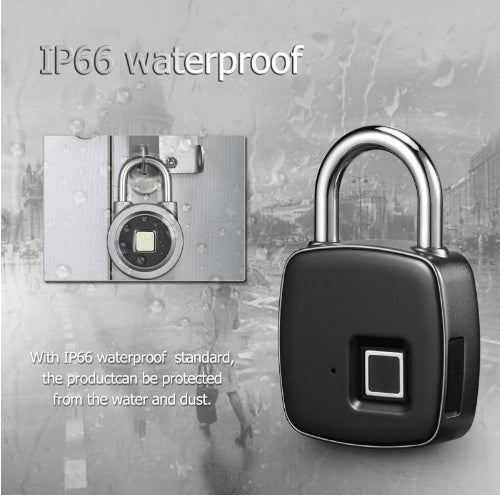 Fingerprint padlock smart lock anti-theft door lock outdoor door