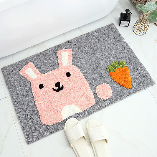 Bathroom floor mat