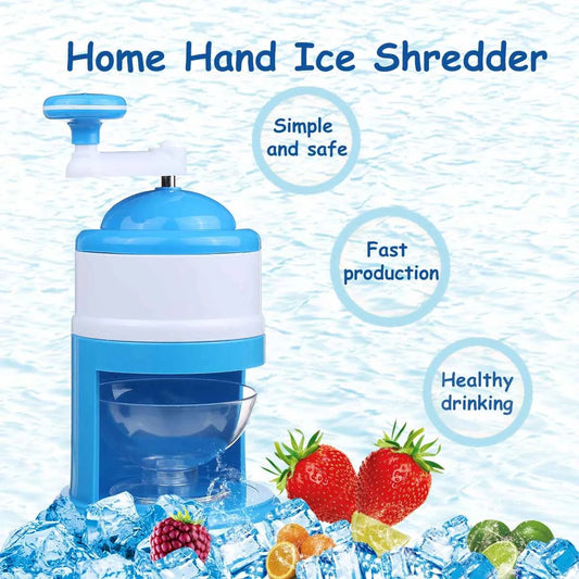 Kitchen Manual Household Mini Smoothie Shaved Ice Machine Hand Ice Breaker