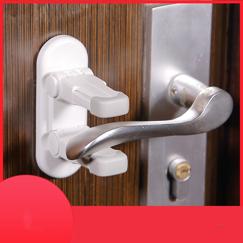 New Multi-function Door Handle Lock Anti-baby Pet Clip Hand Lock