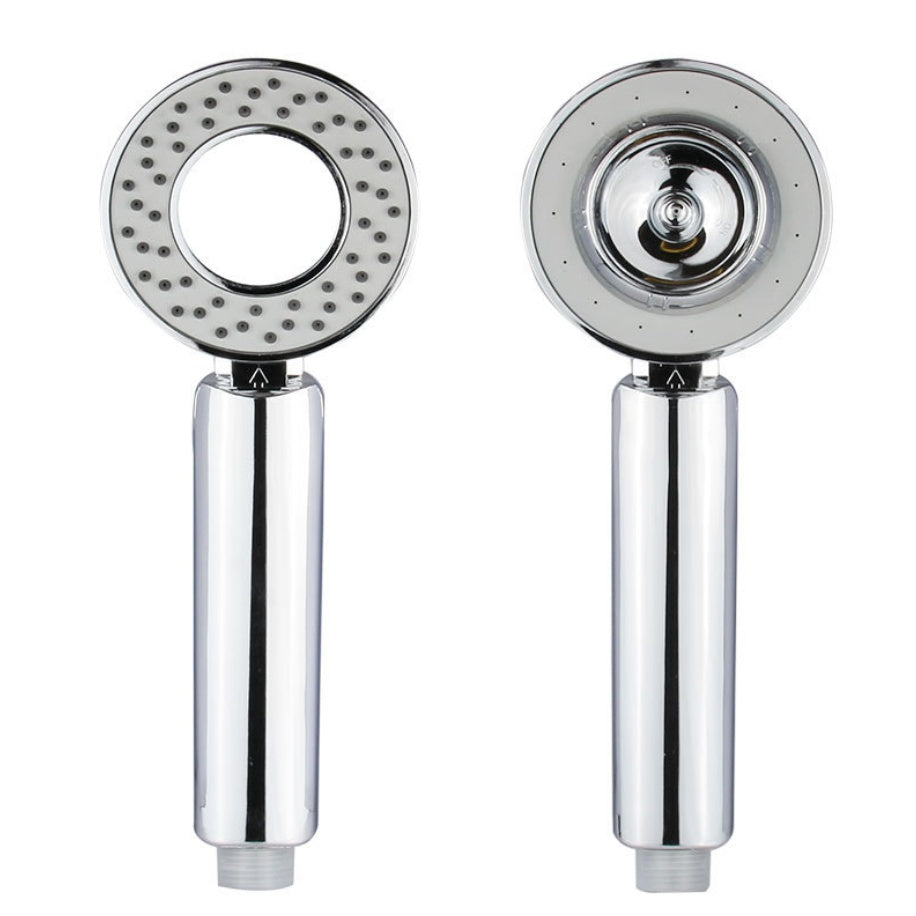 Double-sided spray pressurized removable shower