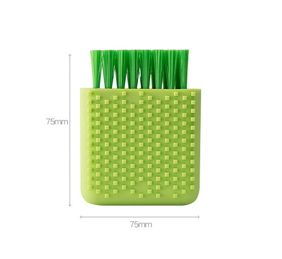 Square Potted Silicone Kitchen Washing Bowl Dish Laundry Clothes Cleaning Brush