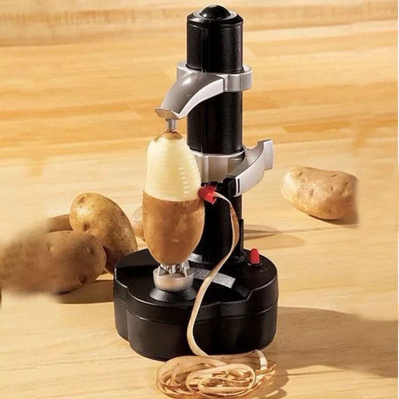 Kitchen Electric Potato Peeler Stainless Steel Automatic Rotating