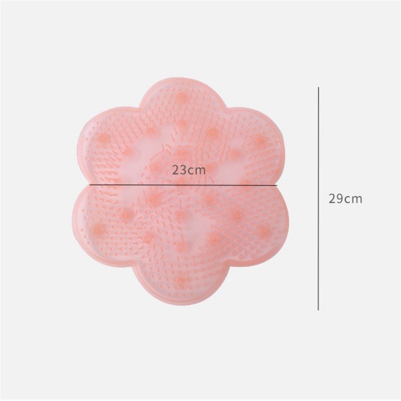 Silicone bathroom anti-slip massage pad
