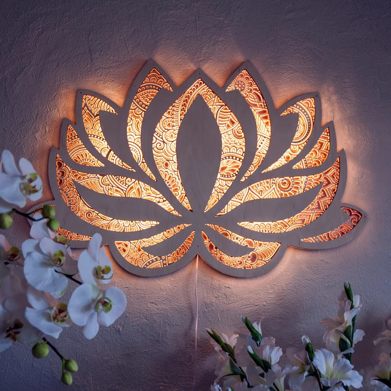 Mandala Yoga Room Creative Mandala Night Light Atmosphere