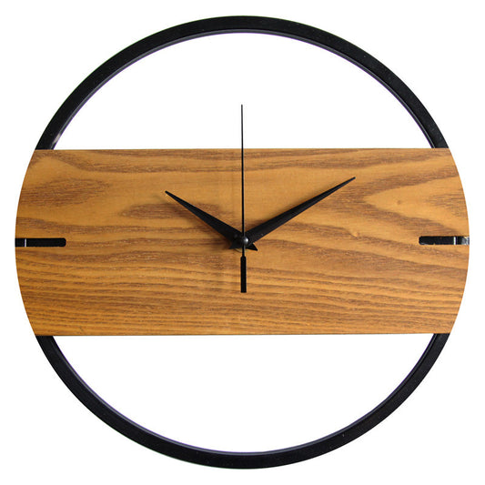 Nordic Style Fashionable Simple Silent Wood Wall Clocks