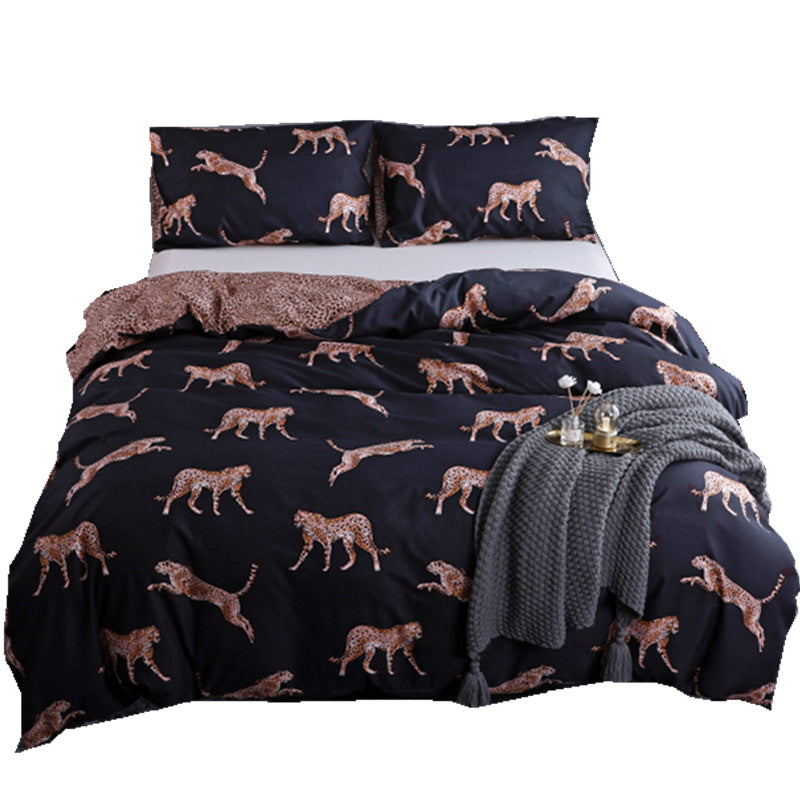 Reactive printing bedding set